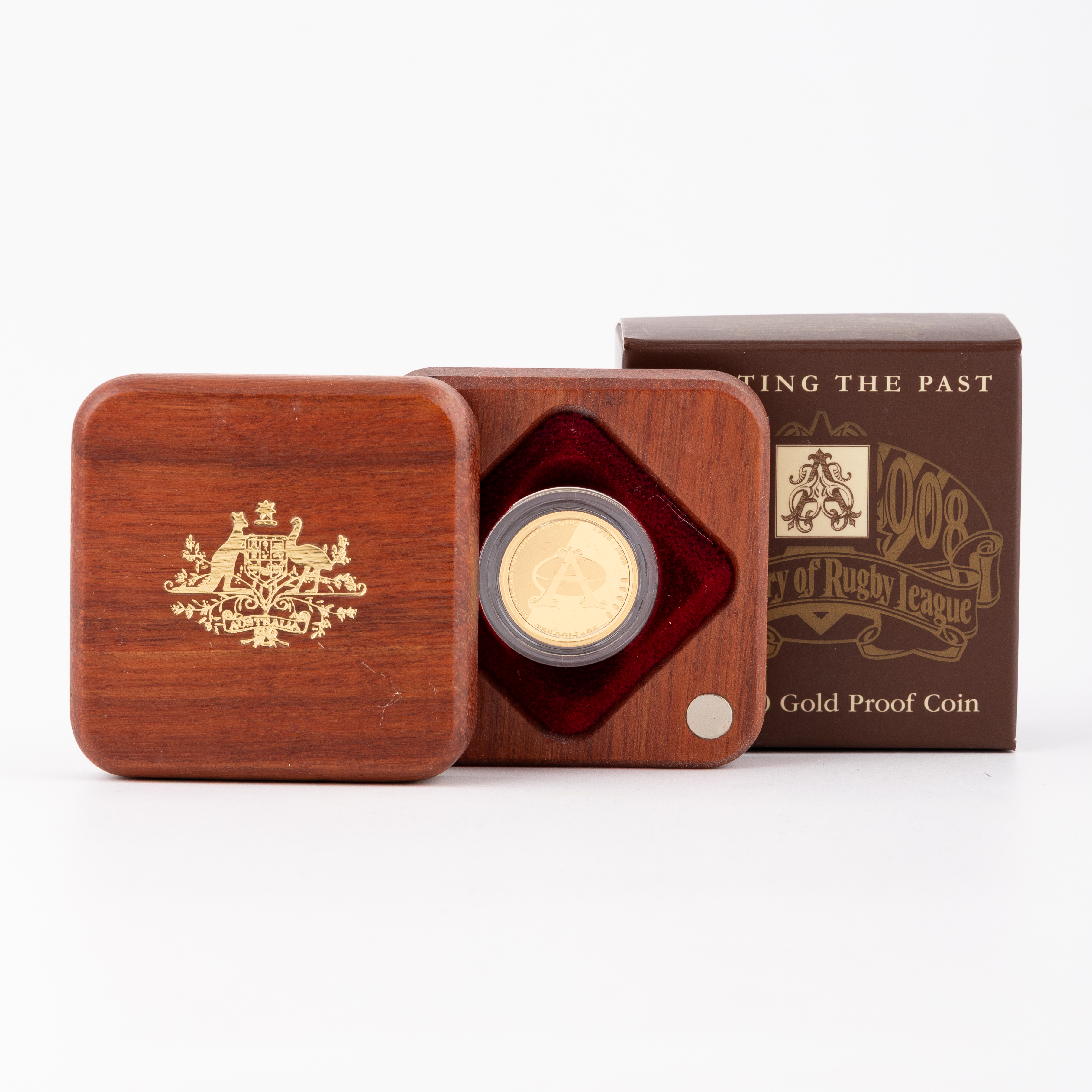 Elizabeth II, RAM - Saluting the Past, Centenary of Rugby League, Ten Dollars, 2008, FDC