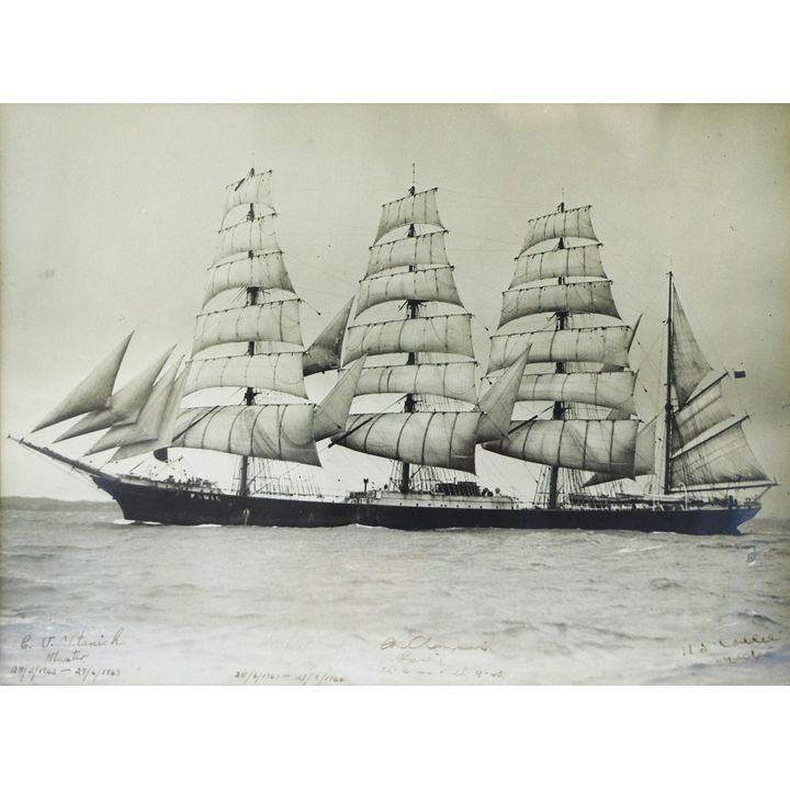 PHOTOGRAPH  [signed] - Barque 'Pamir'