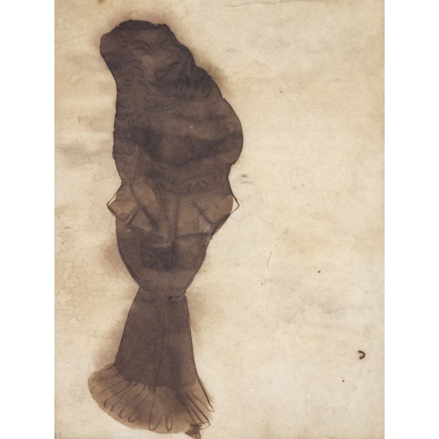 Mark Tobey ''Woman in a Dress'' (Market Sketch)