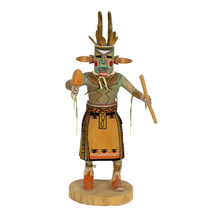 George and Mae Hunch , Antelope Dancer Kachina