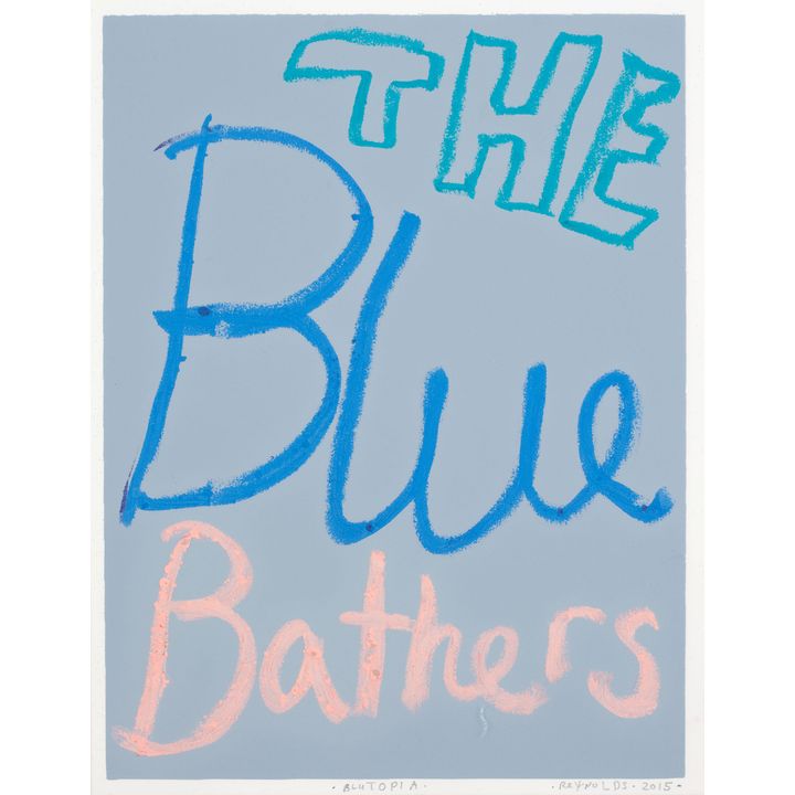 John Reynolds 'The Blue Bathers from the Blutopia series'