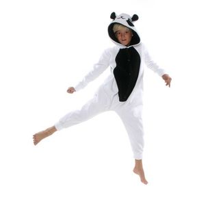 aFREAKa Kids Panda Bear Onesie in White Black (Size: 9 10 Years) |