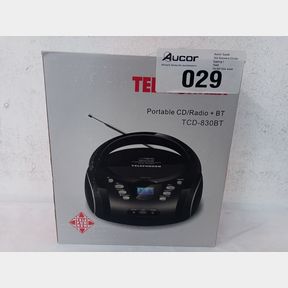 TELEFUNKEN PORTABLE CD/RADIO + BT - TCD-830BT