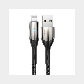 Baseus 2.4A LED Horizontal USB-A 2.0 to Lightning Cable (1m)(Black) | AS 51701/177 | B1 (S8)
