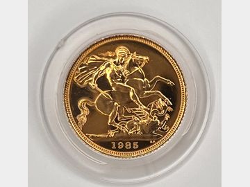 1985 ELIZABETH II PROOF GOLD SOVEREIGN