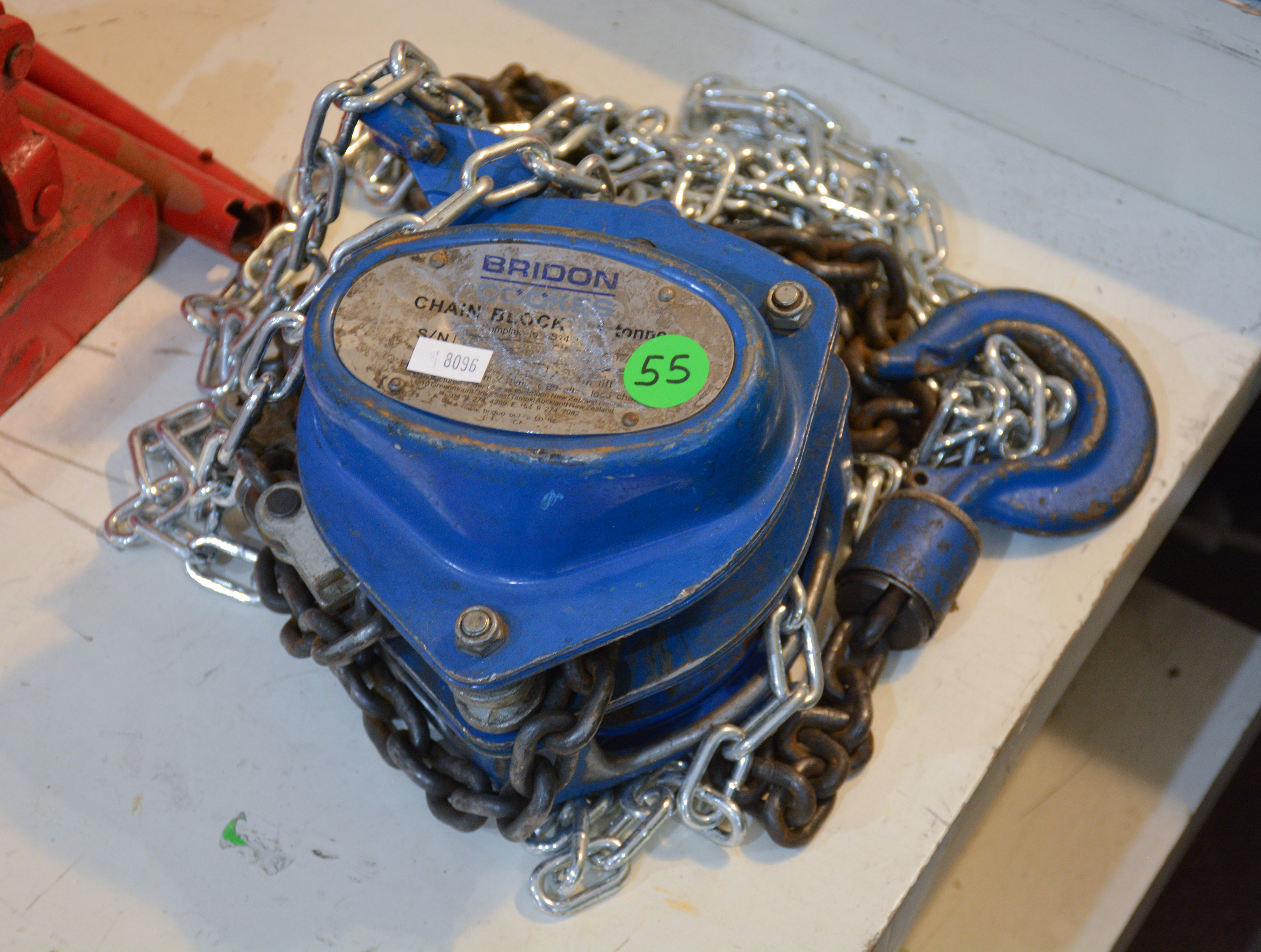 Bridon 1 Ton Chain Block with Chain — NZ auction result