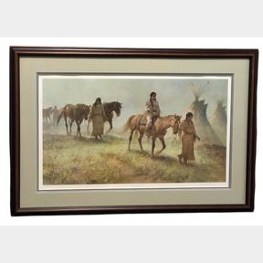 Signed Limited Edition Lithograph By Kenneth Riley