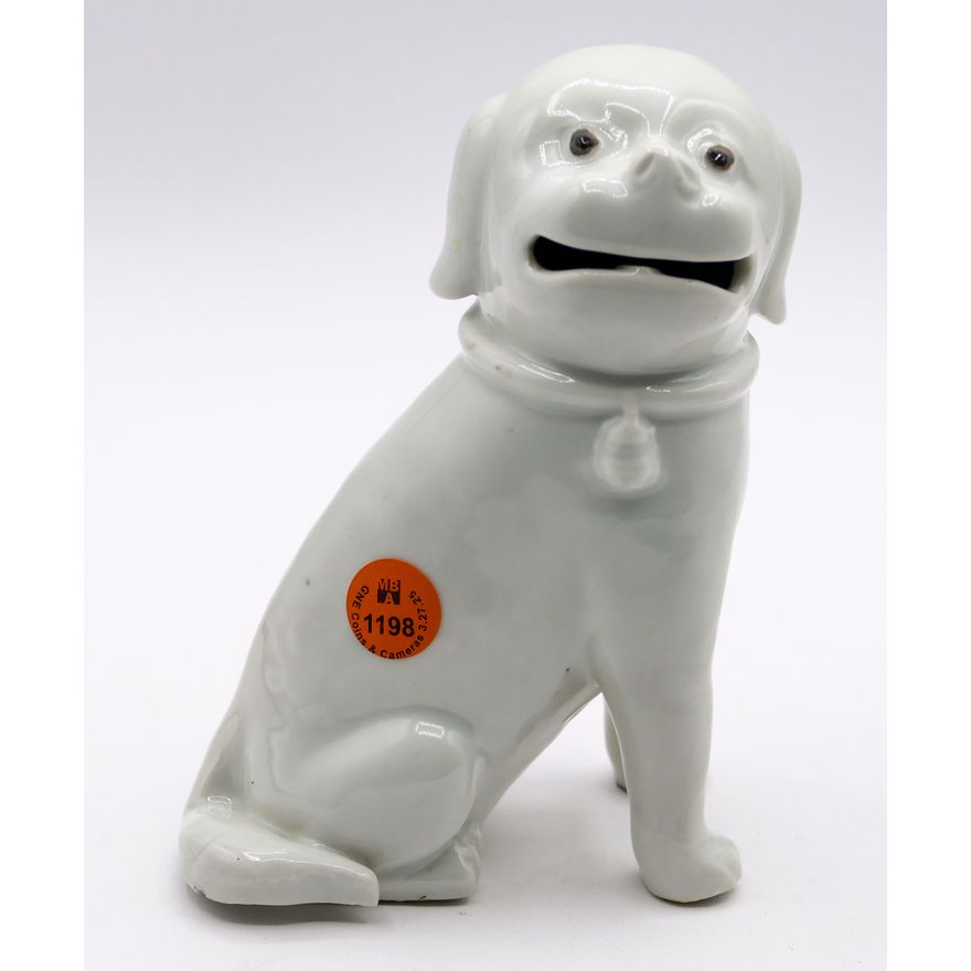 Old Chinese Blanc de Chine Foo Lion 6''