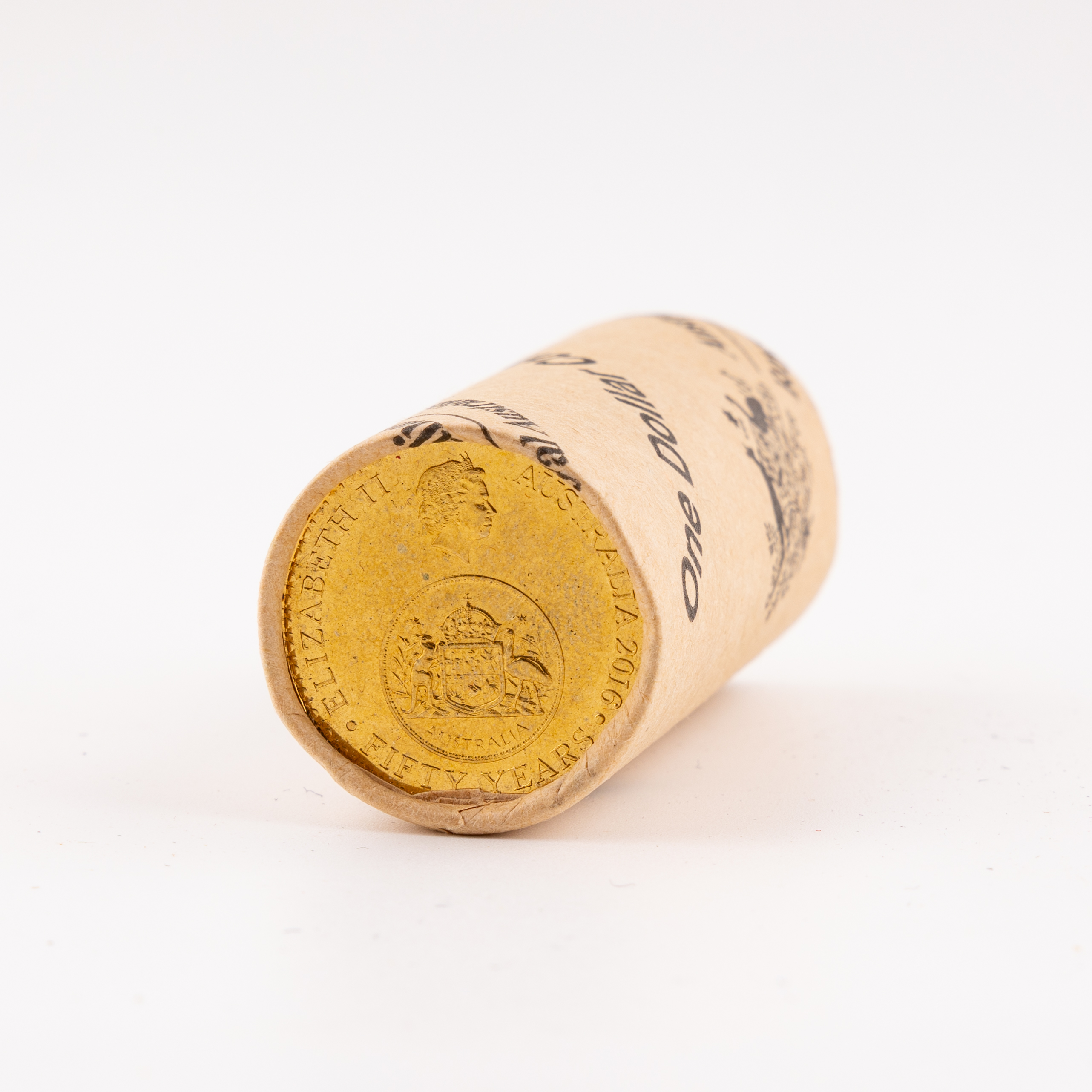 Elizabeth II, 50 years of Decimal Curreny Coin Roll, One Dollar, 2016, UNC