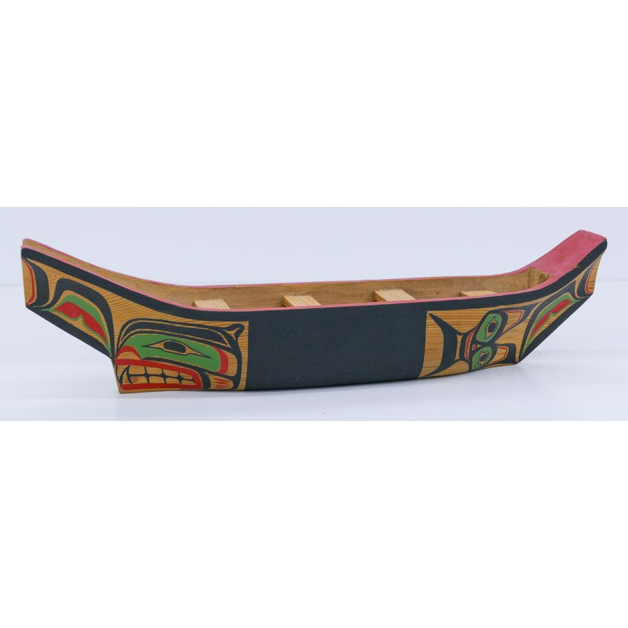 Larry Campbell ''Killer Whale Canoe Model'' 1996 Cedar