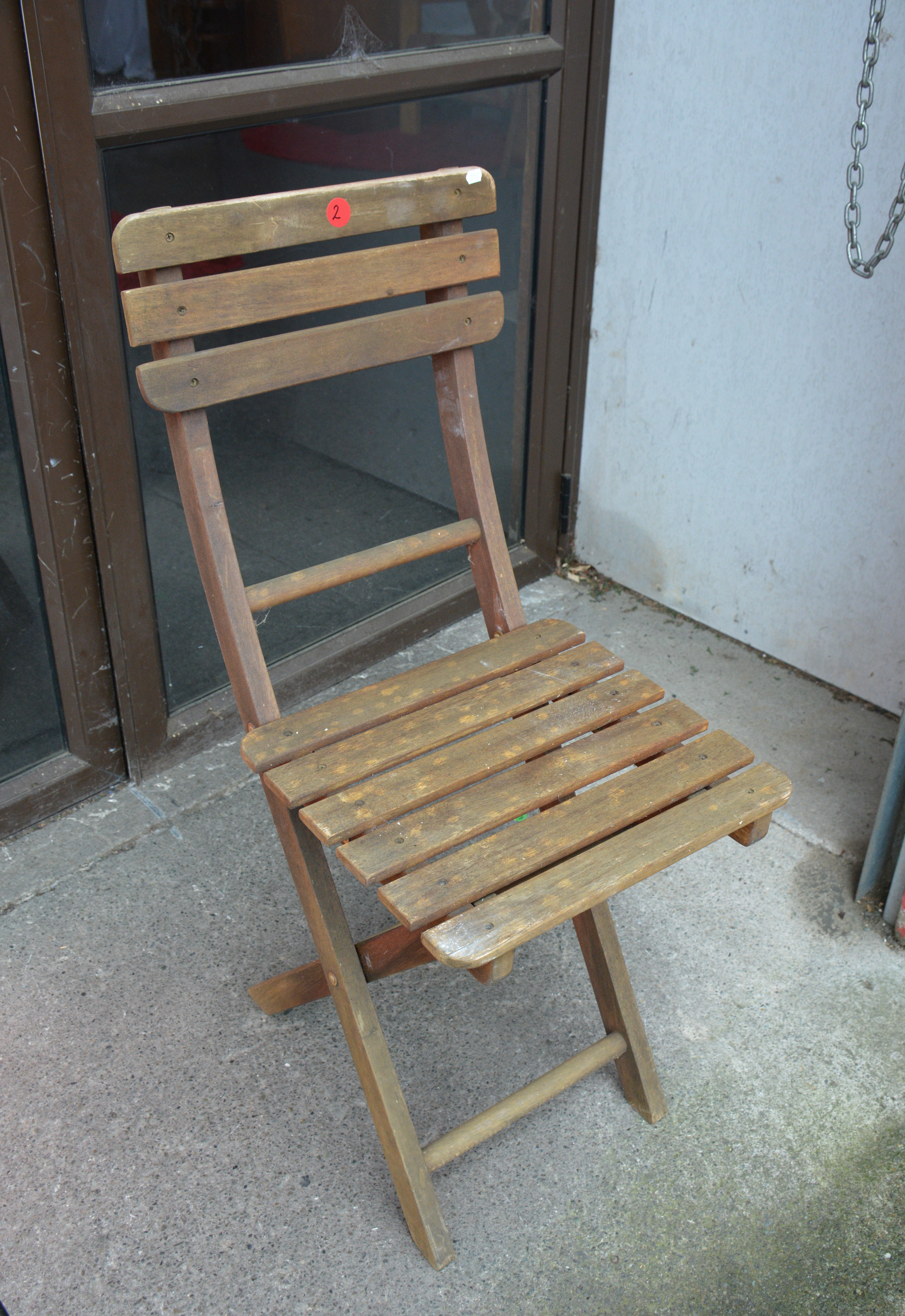 Folding Outdoor Chair — sold at auction in New Zealand for $5
