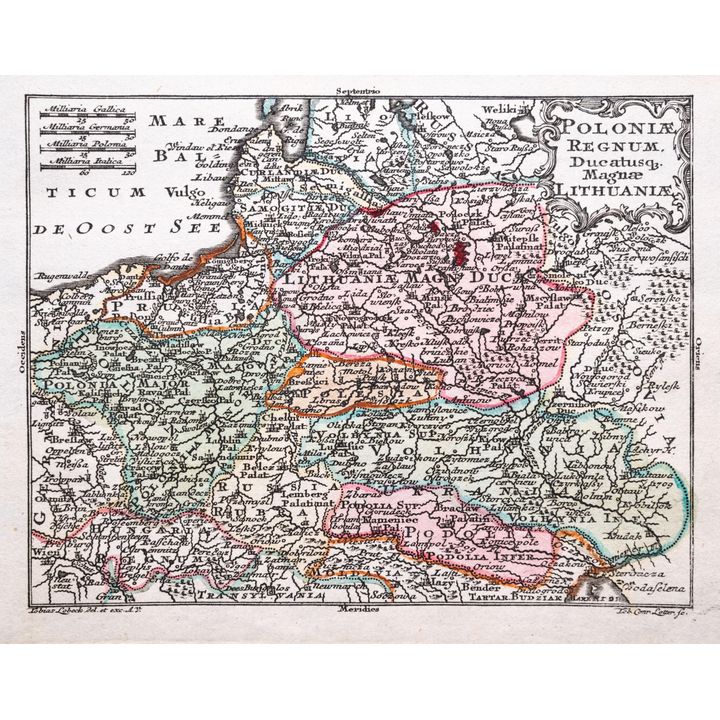 Tobias Conrad Lotter | Poloniae Regnum, Ducatusq3 Magnae Lithuaniae