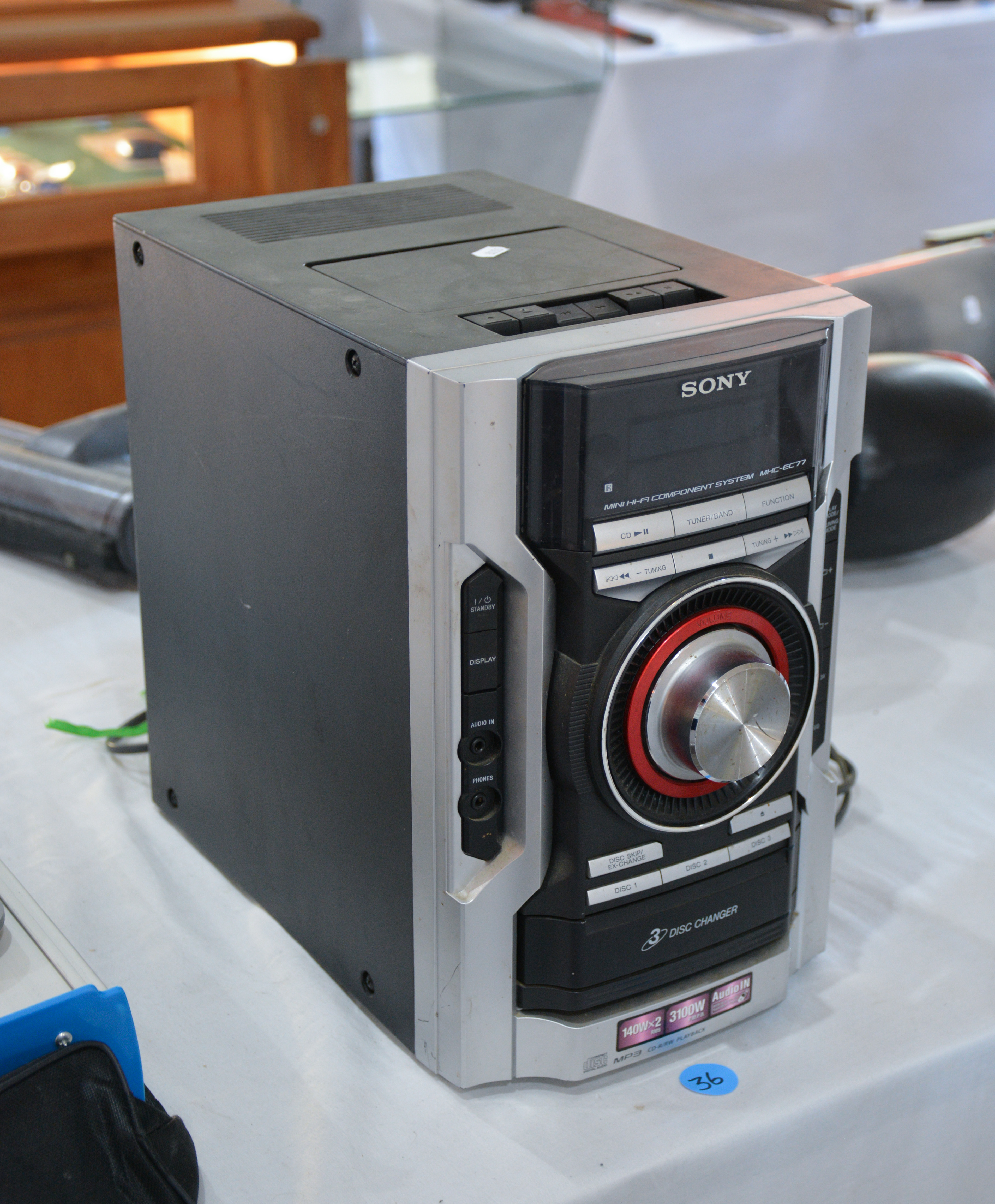 Sony CD and Cassette Stereo Player — NZ auction result
