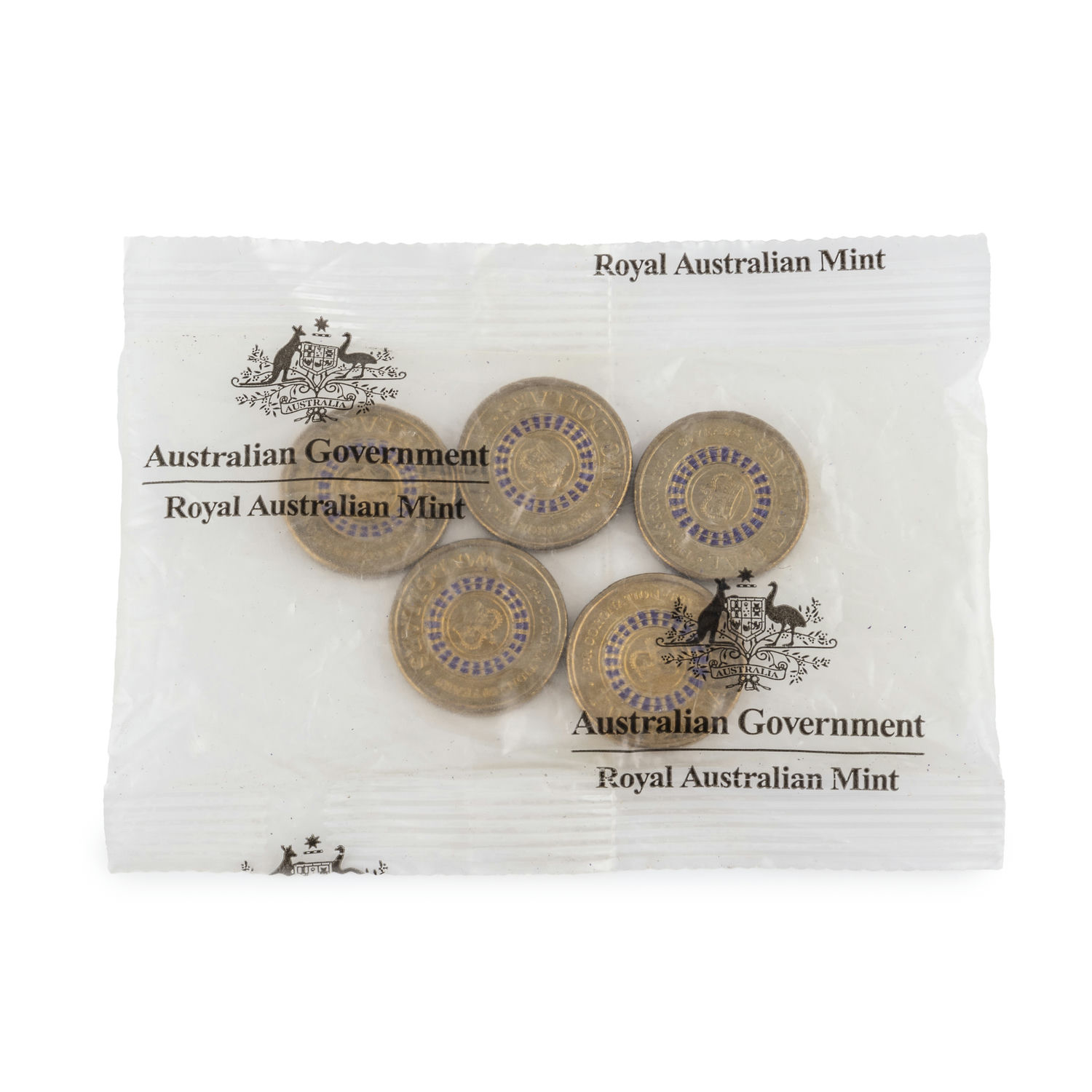 QEII Coronation RAM Bag, Two Dollars, 2013, UNC