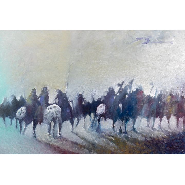 Earl Biss (1947-1998), Riders in the Mist