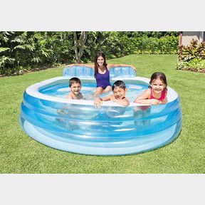 NEW INTEX SWIM CENTER INFLATABLE FAMILY LOUNGER POOL 57190NP**