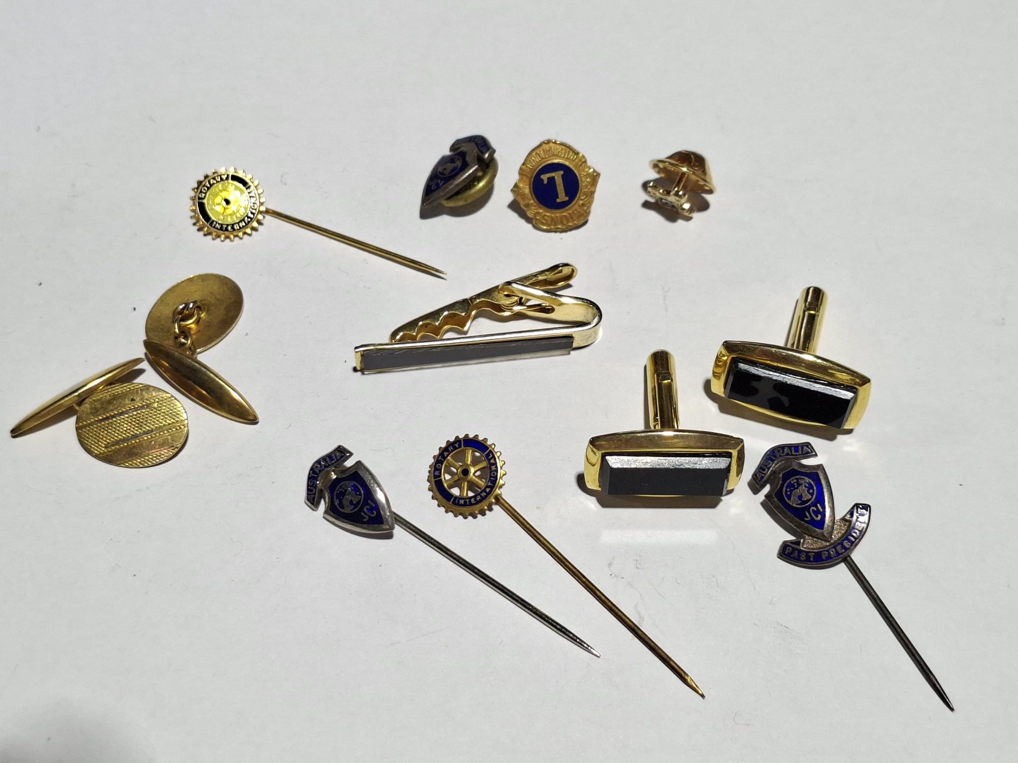 Cufflinks And Rotary Pins