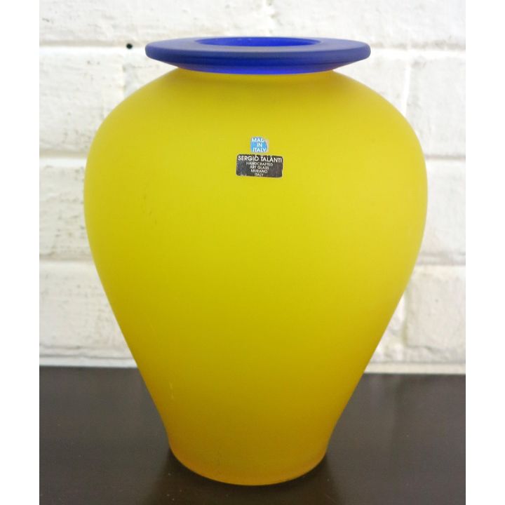 SERGIO TALANTI MURANO GLASS VASE,