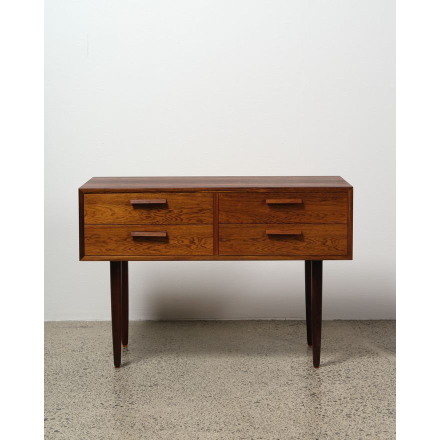 Kai Kristiansen for Feldballes Møbelfabrik - 1960s Danish four-drawer console