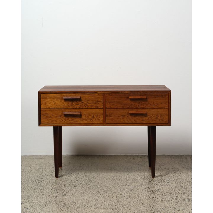 Kai Kristiansen for Feldballes Møbelfabrik - 1960s Danish four-drawer console