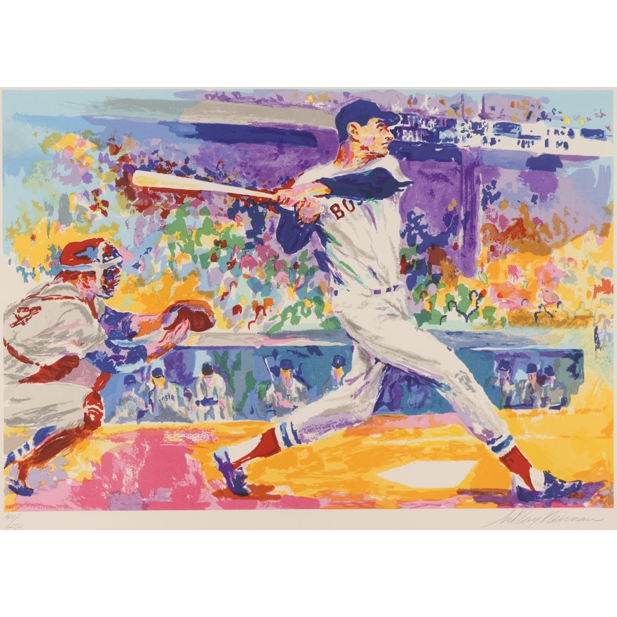 LeRoy Neiman ''The Splendid Splinter'' (Ted Williams)
