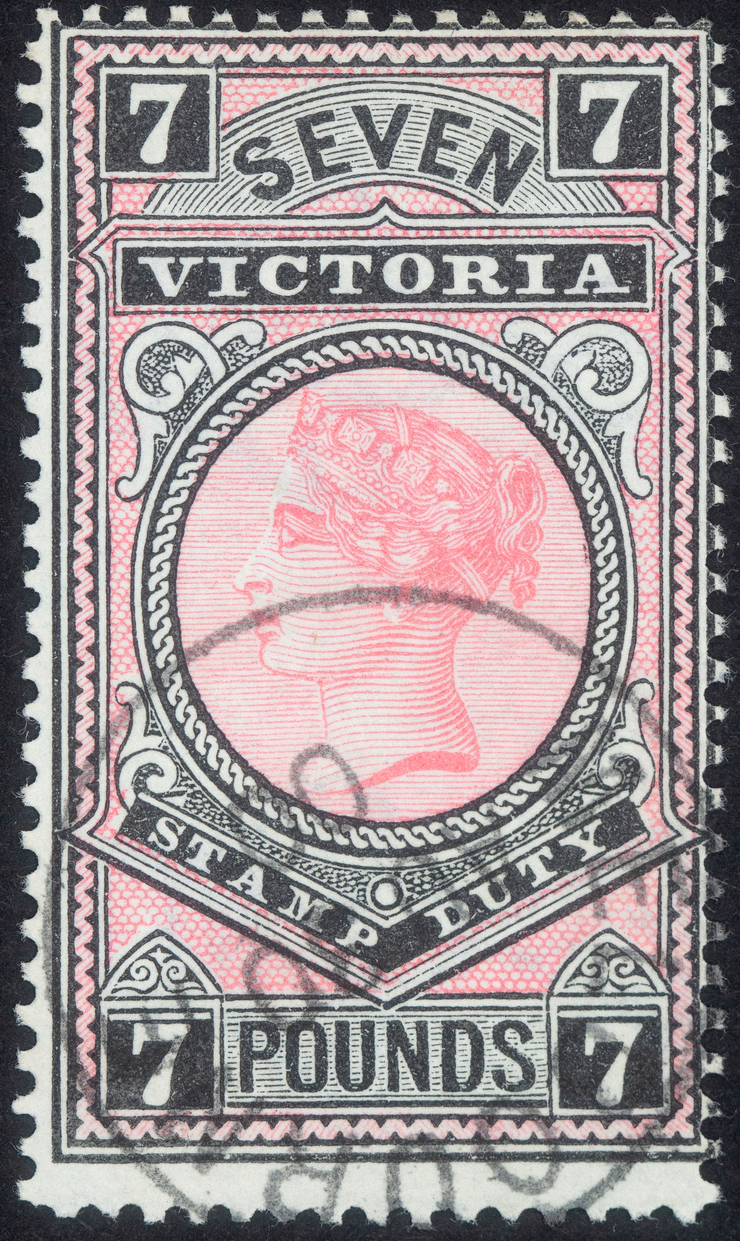 Seven Pounds, Rosine & Black, 1889, Fine