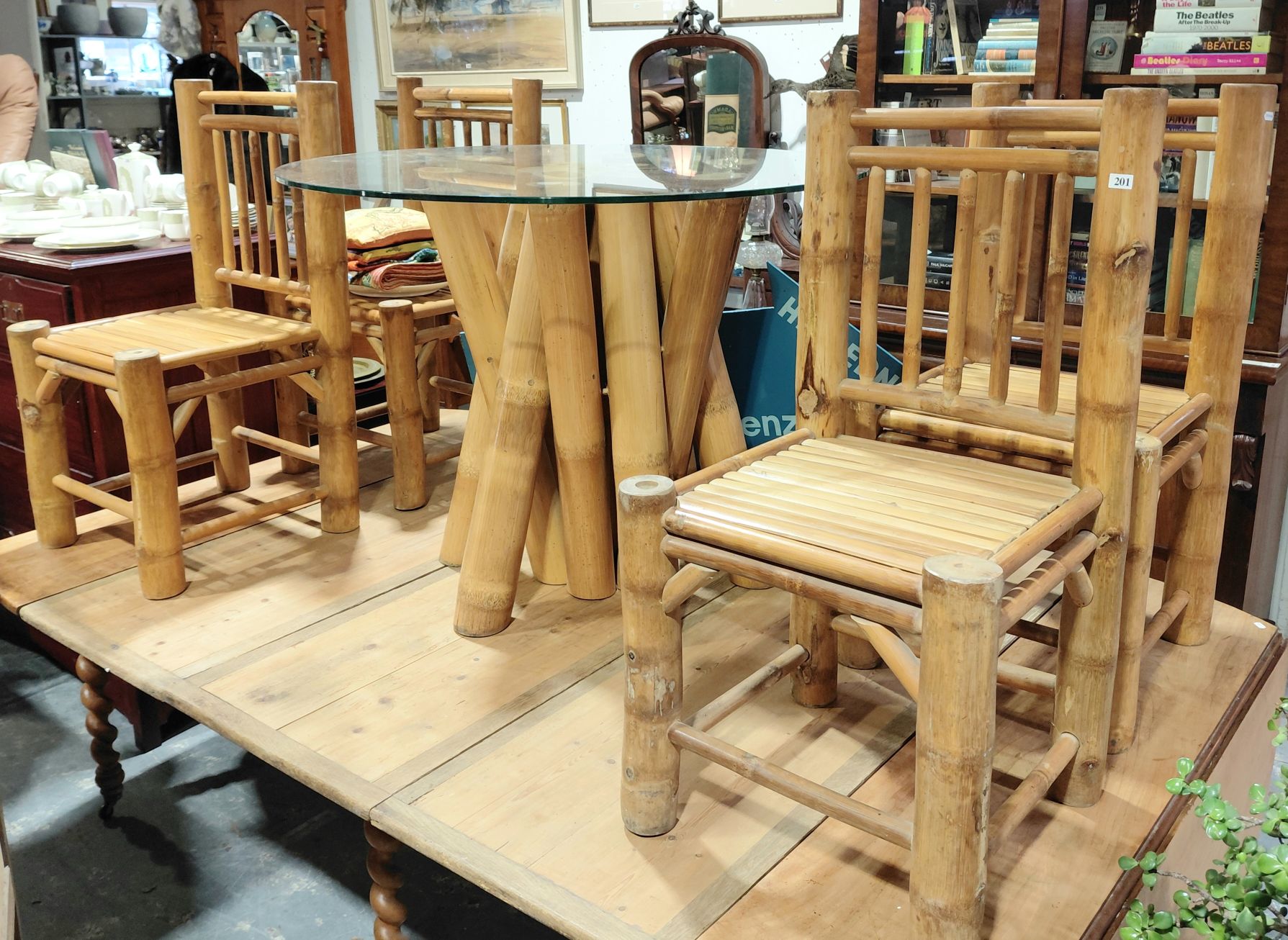 Bamboo Dining Set
