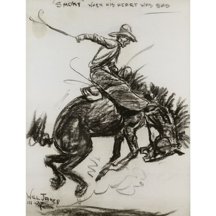 Will Roderick James (1892-1942), "Smoky" When His Heart Was Bad
