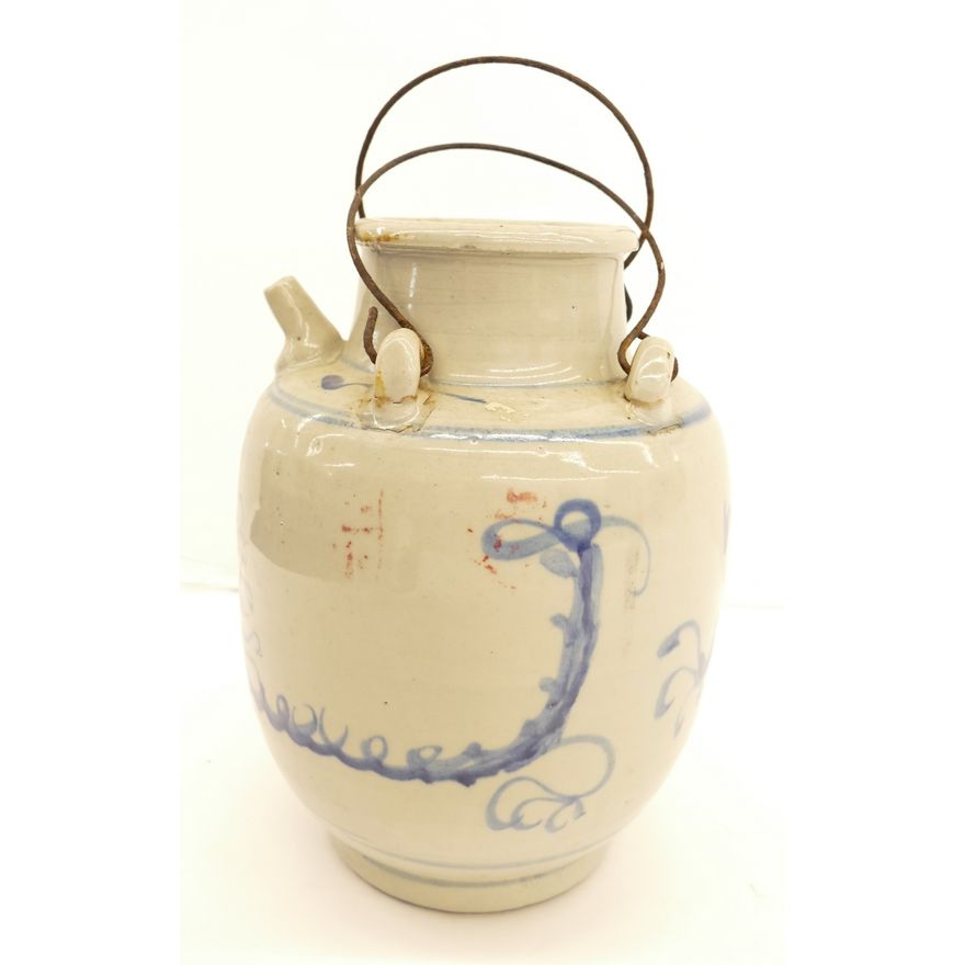 Old Asian Porcelain Jug- 9.5''