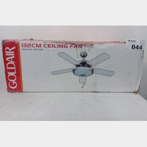 GOLDAIR 1320 MM CEILING FAN SILVER GCF 521