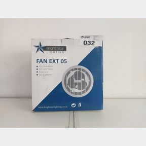 BRIGHT STAR EXT 05 - BATHROOM EXTRAXTOR FAN - WHITE