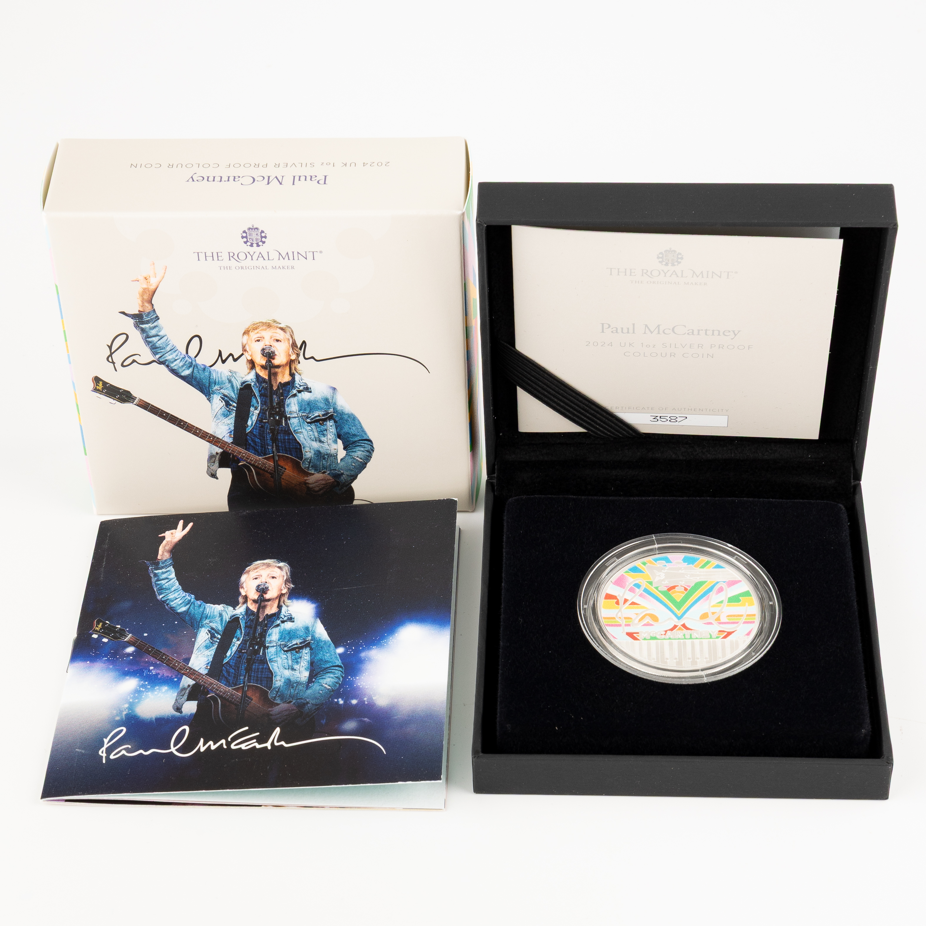 292 · Royal Mint - Paul McCartney, Two Pounds, 2024,  FDC