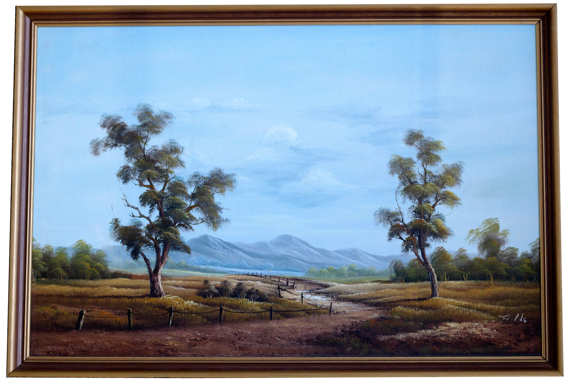 15 · Large Framed Original Oil Painting, c.1970 - 1980,