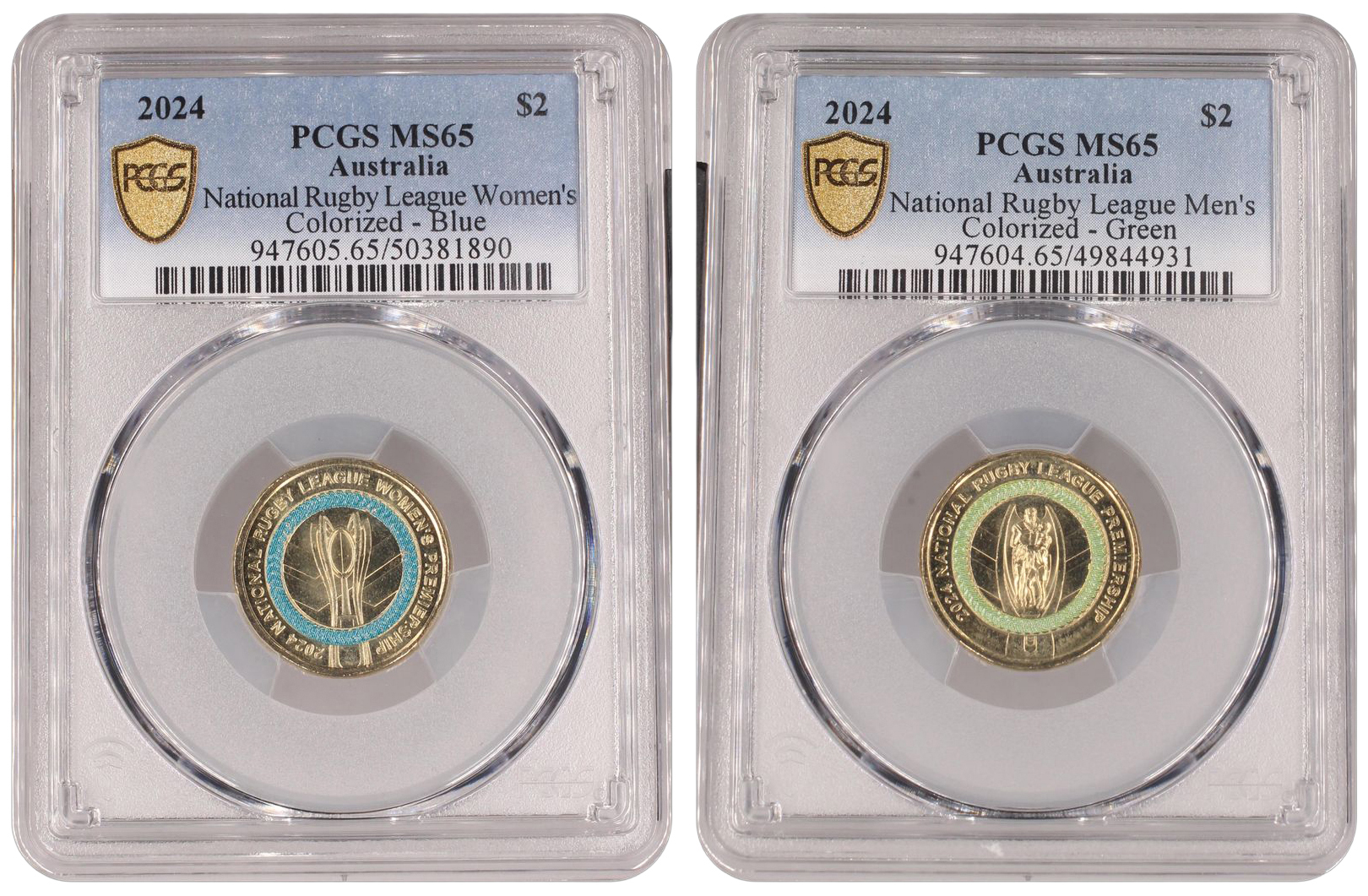 NRL Duo, Two Dollar, 2024, PCGS MS65