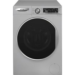 Smeg Washing Machine Free standing 9 kg Silver Washing Machine 9kg Silver Invertor Motor 1400rpm |