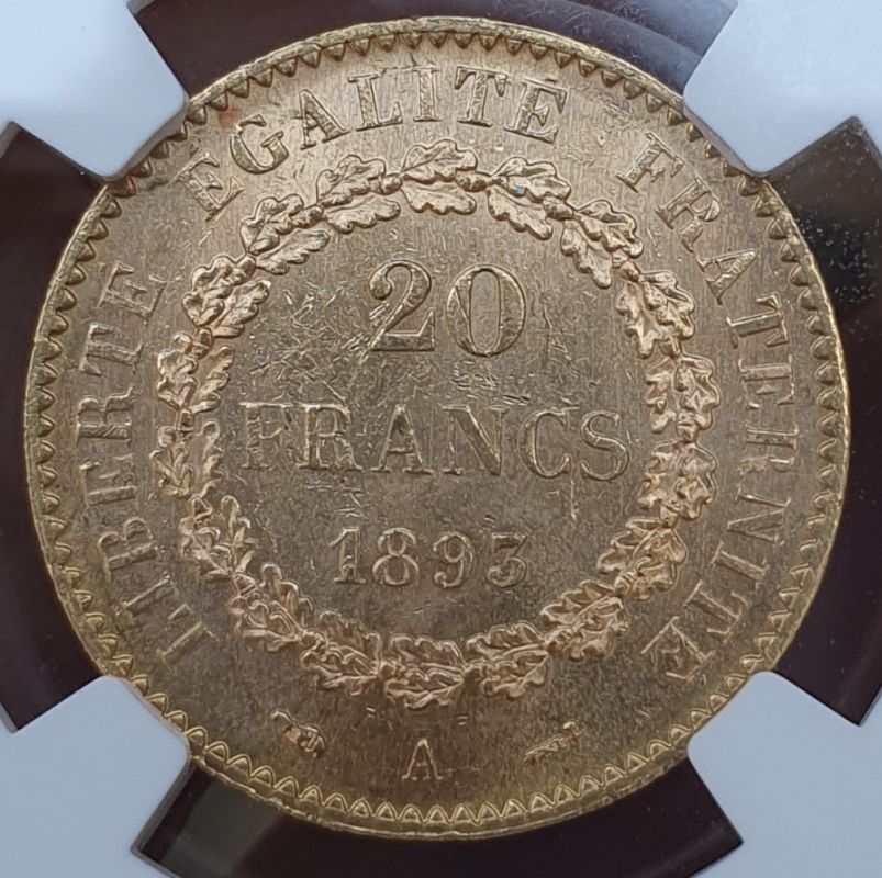 8063明治28年20銭NGC MS63 - 旧貨幣/金貨/銀貨/記念硬貨