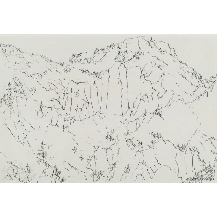Kenneth Callahan ''Cascades'' Ink
