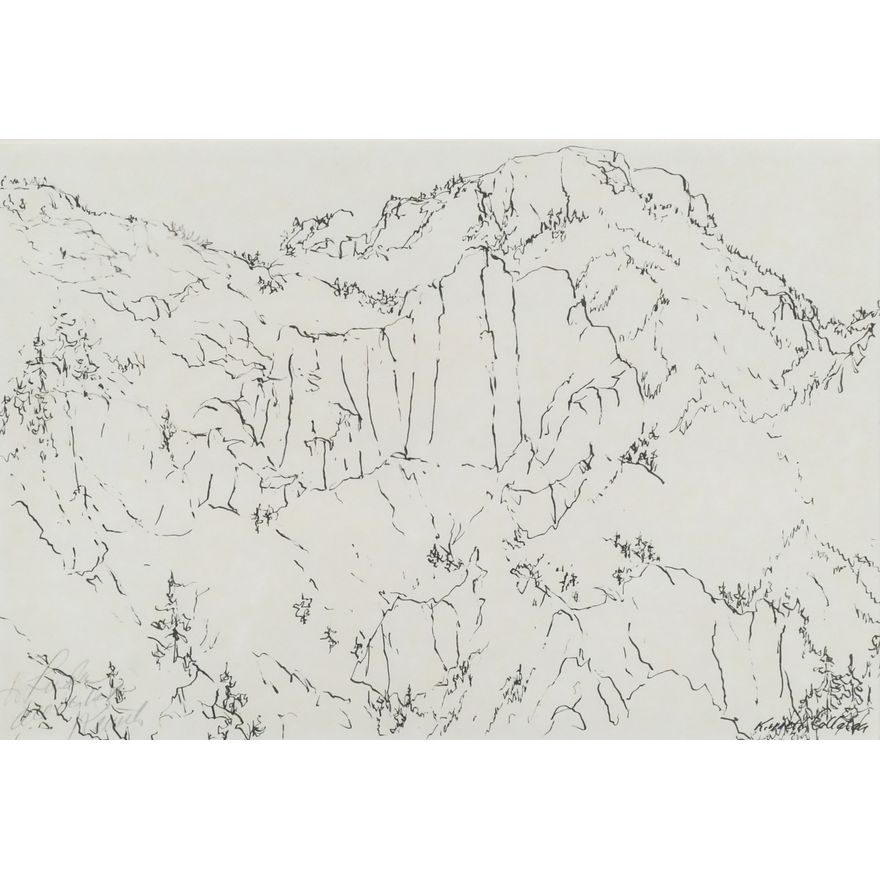 Kenneth Callahan ''Cascades'' Ink