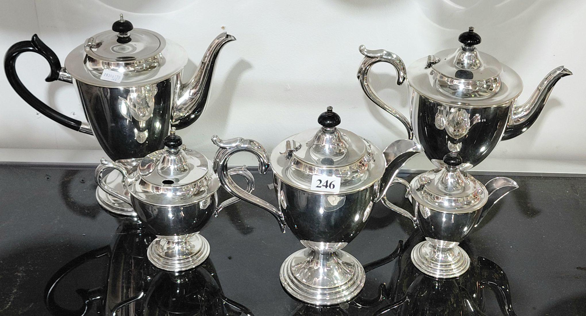 5 PIECE SILVERPLATED TEASET
