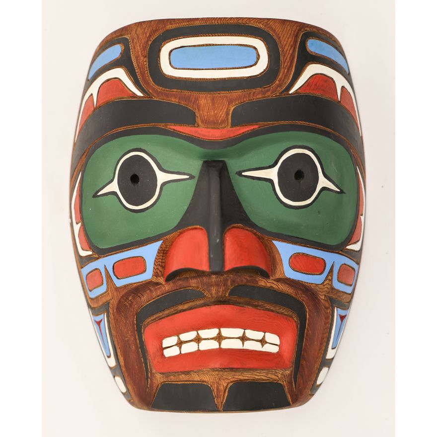 Gary Rice ''Human Portrait Mask'' Cedar
