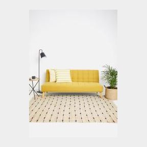 Ella sleeper couch mustard| 1 Small Hole in fabric