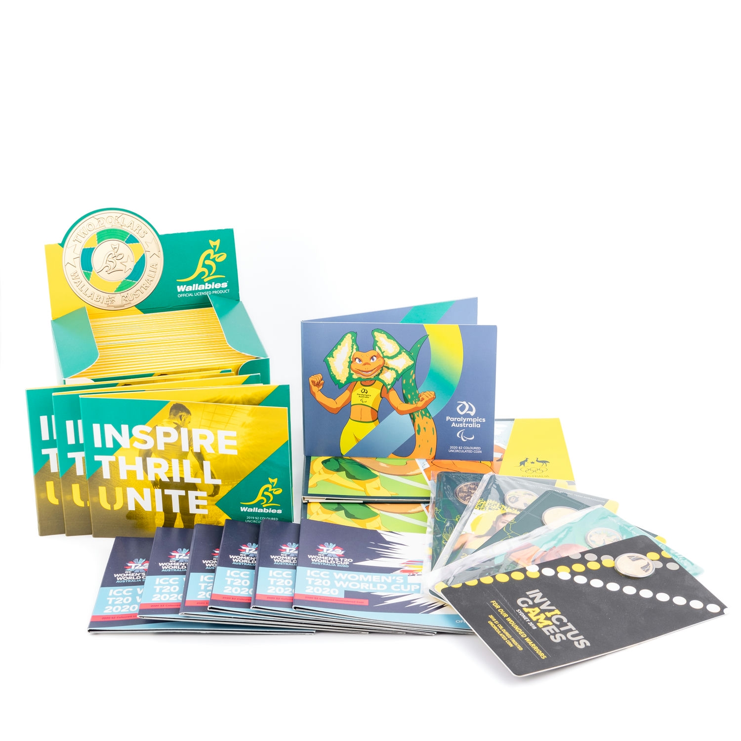 Elizabeth II, Wallabies & Olympics, Accumulation, 2019 - 2020, UNC