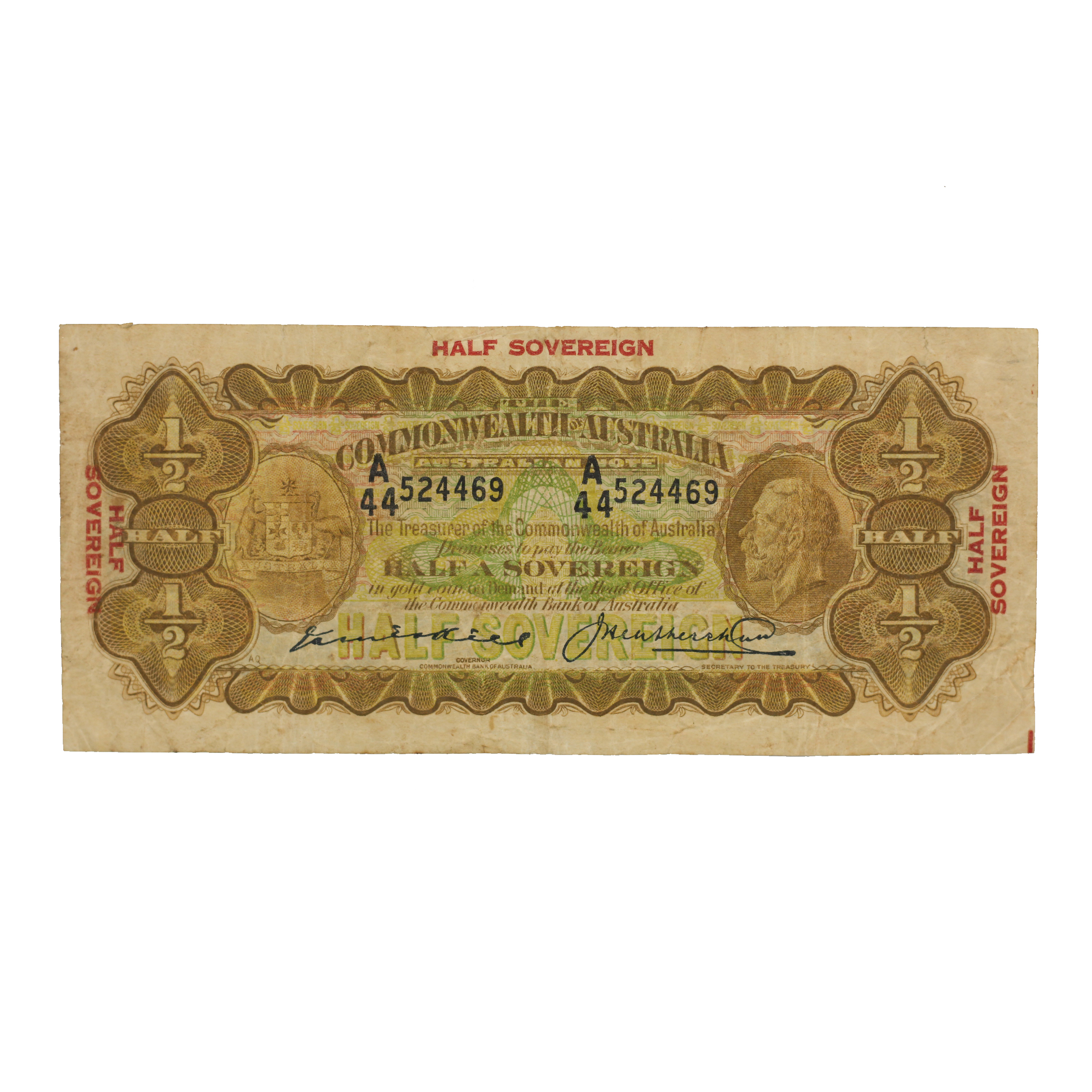 1939. · Kell/Heathershaw, Ten Shillings, 1927, Fine