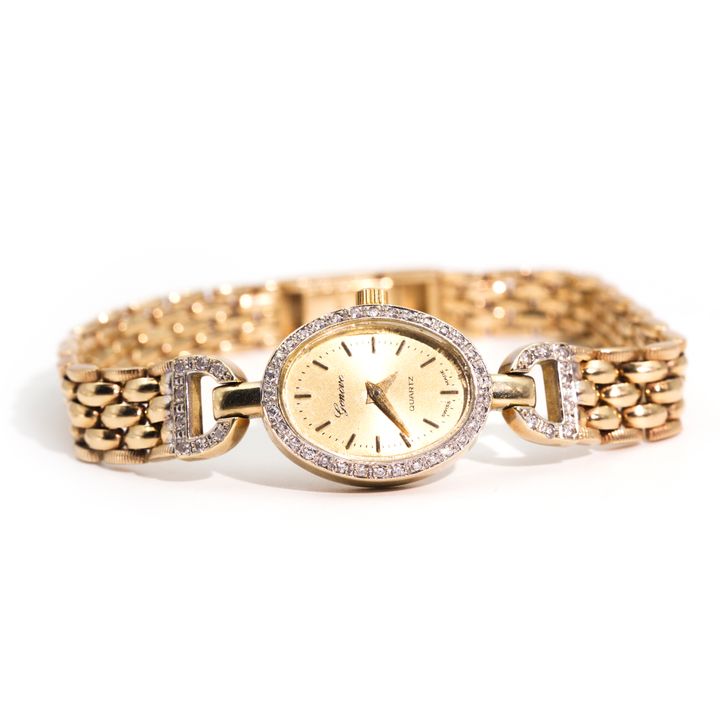 Geneve 14ct Ladies Watch