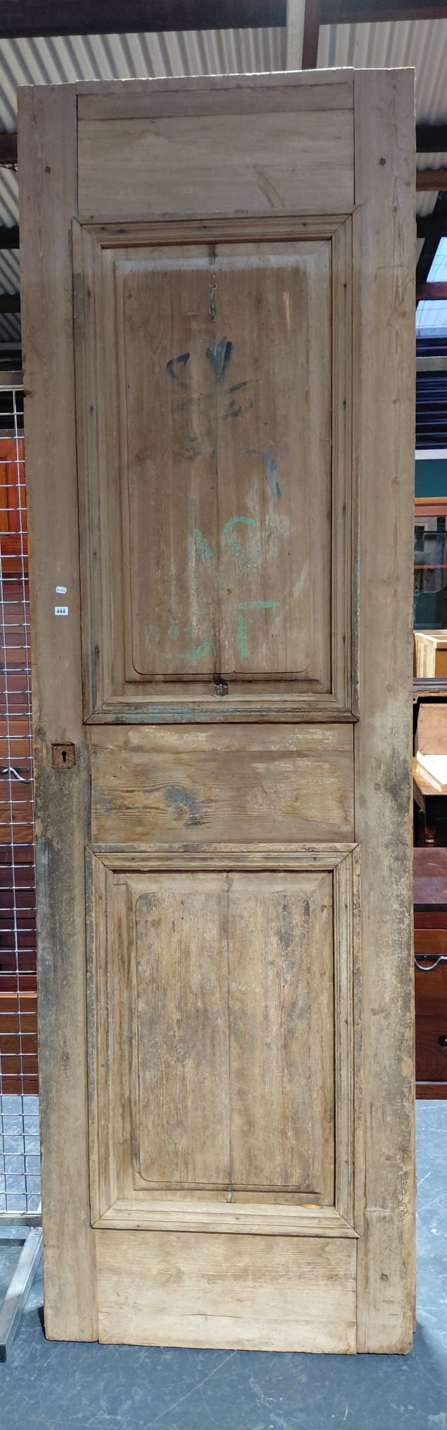444 · SCRUBBED PINE FRENCH STYLE DOORS