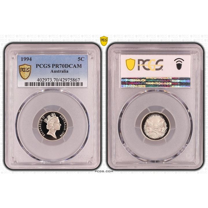 Elizabeth II, Five Cent, PR70DCAM , 1994 PCGS POP - 13/0