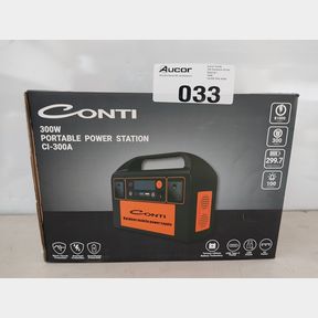 CONTI 300W POWER STATION | LITHIUM | DC- AC- USB | 298 WH | CI-300A