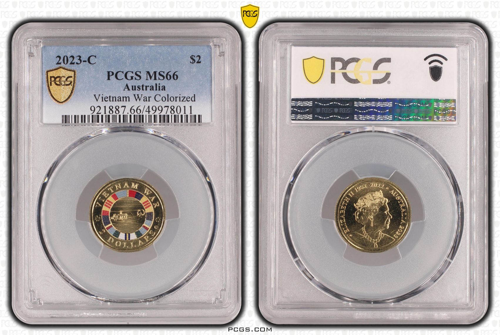 Vietnam War Colorized , Two Dollar, 2023-C, PCGS MS66