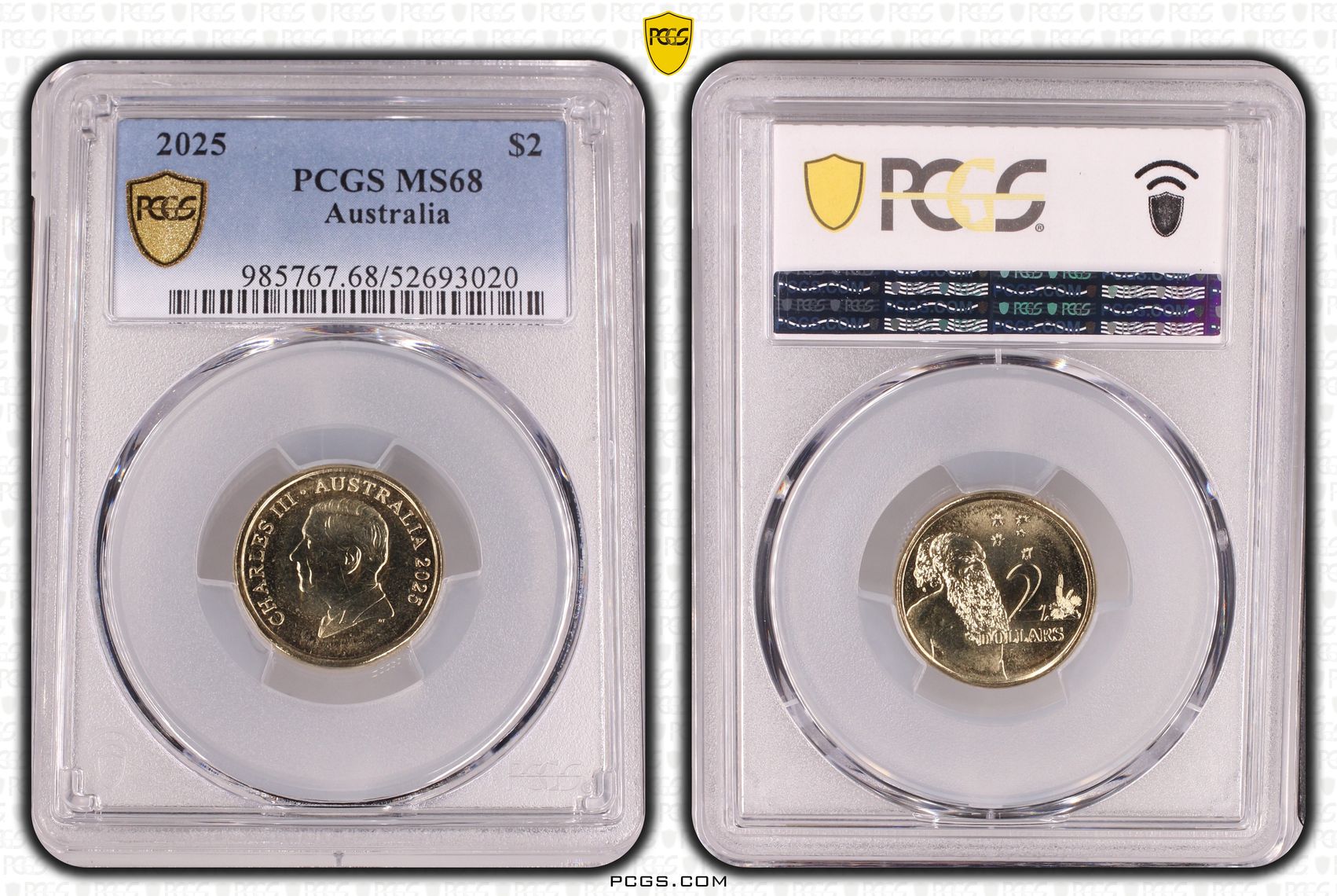 Two Dollar, 2025, PCGS MS68