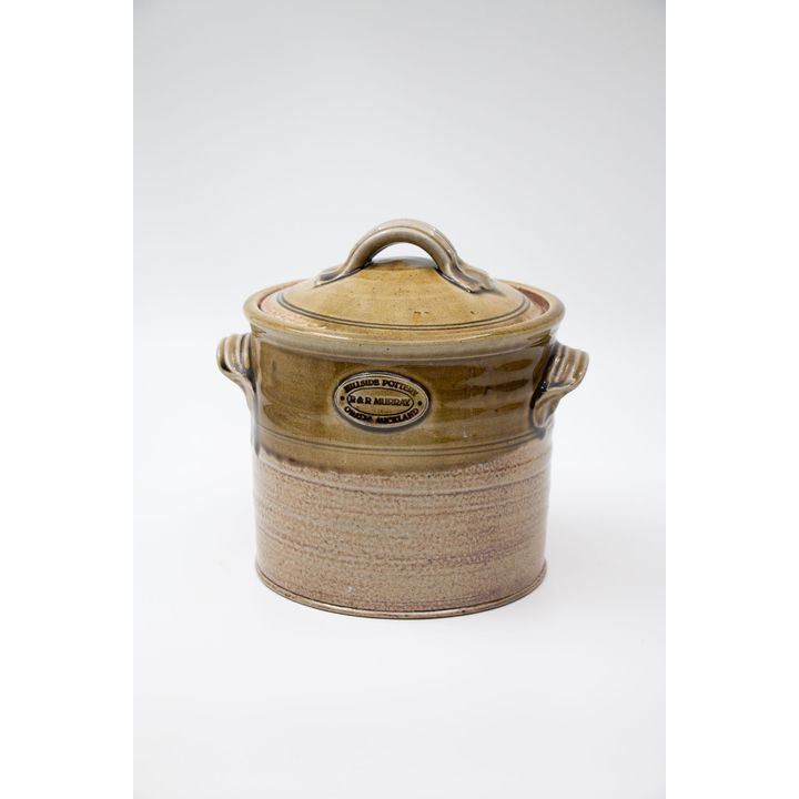 Hillside Pottery (Renton and Rosie Murray) - Salt glazed lidded storage jar